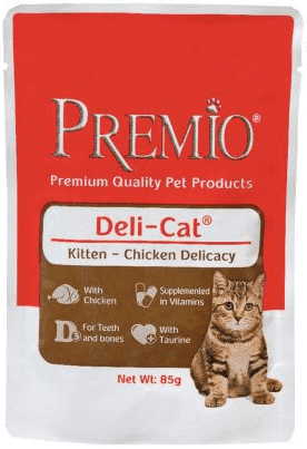 פרמיו פאוץ’ לגור חתול עוף ברוטב 85 גרם